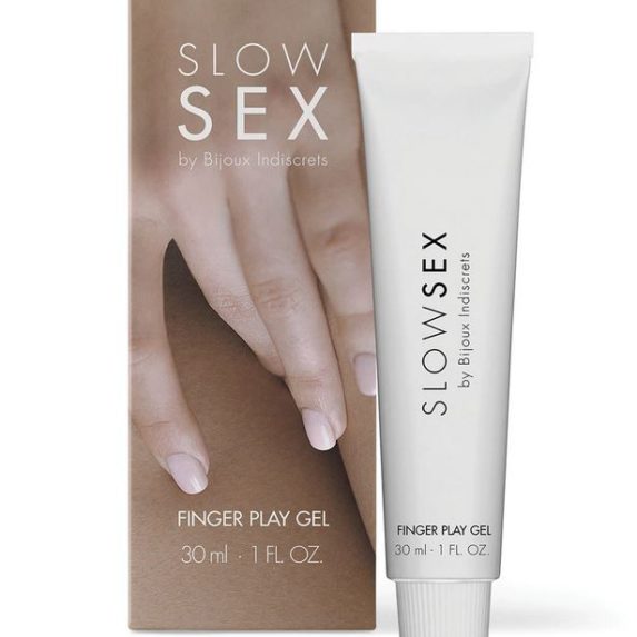 Гель для мастурбации с ароматом кокоса Slow Sex Finger Play Gel - 30 мл.